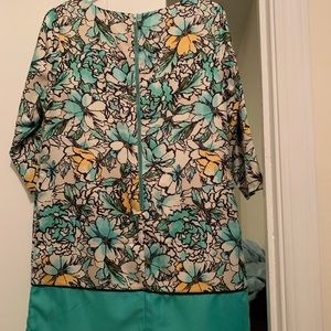 LIMITED green floral shift dress - NEW